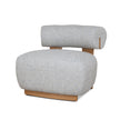 Elara Grove upholstered lounge chair with open back