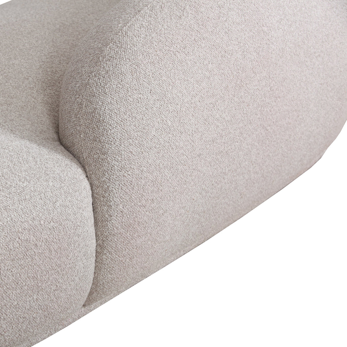 3 Seater Fabric Sofa - Clay Grey
