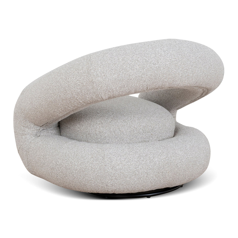 Swivel Armchair - Clay Grey
