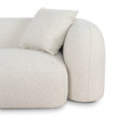 Textured Oatmeal Beige upholstery on the Celeste chaise sofa