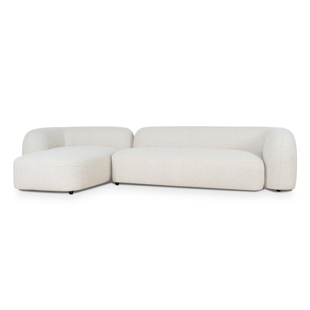 3 Seater Left Chaise Sofa - Oatmeal Beige