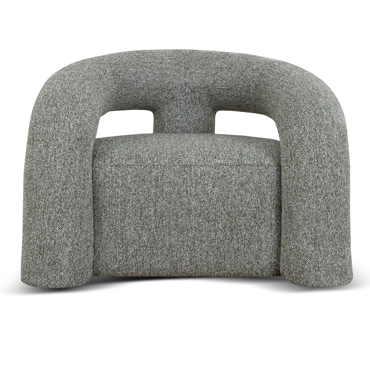 Vela Kelly Green armchair front view