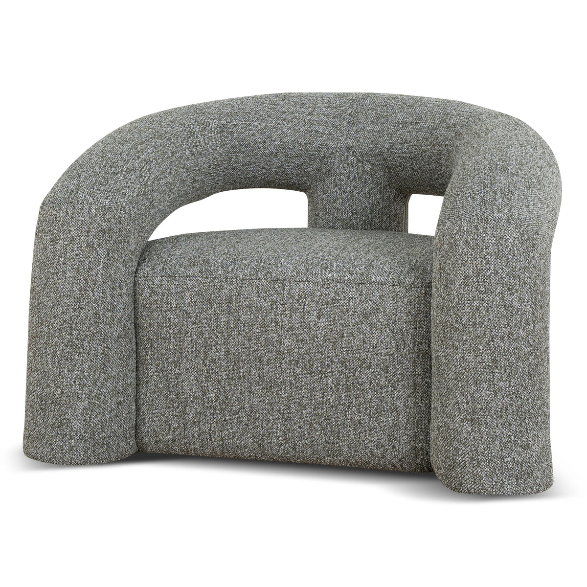 Vela sculptural armchair in Kelly Green