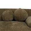 Alora low profile sofa with cylindrical cushions