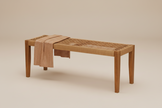 Acacia Wood Outdoor Garden Bench (2-Seater)