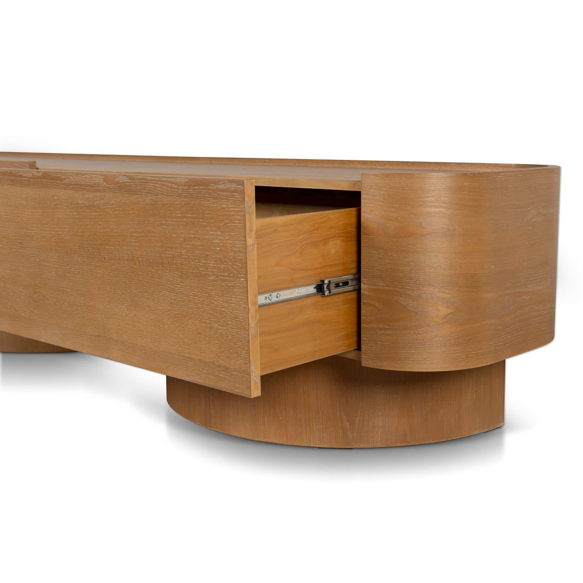 Dimensions of the Elara 2.2m Dusty Oak TV entertainment unit