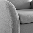 Grey Bouclé Tub Armchair
