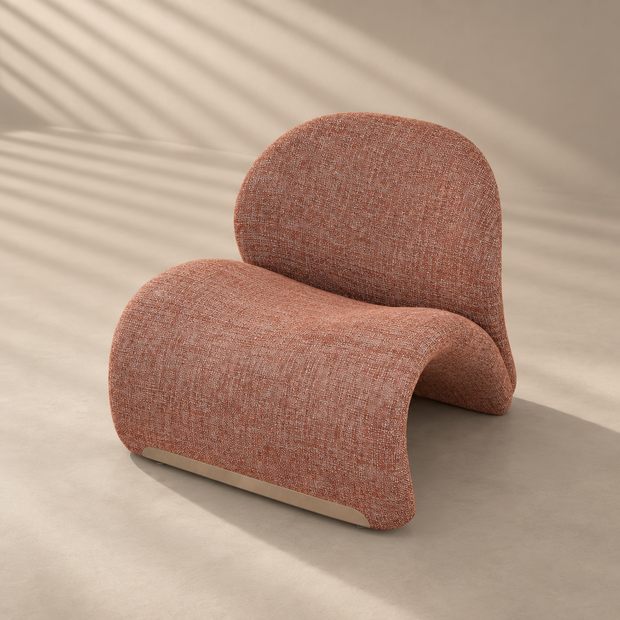 Aurelia Lounge Chair – Moss Rust Orange