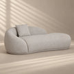 Elodie Curved 3-Seater Sofa – Clay Grey