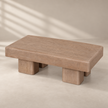 Arden Solid Mango Wood Coffee Table – Natural